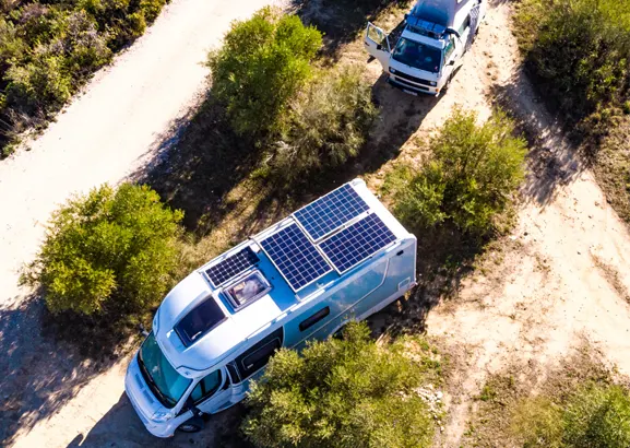 Caravan With Solar System