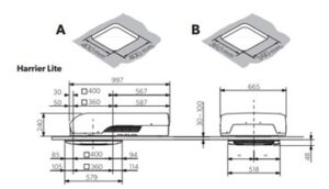 Premium Dometic Extension Duct Sections for Freshjet and IBIS Air