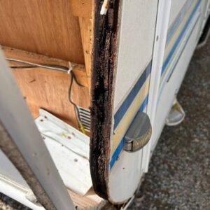 wood rot in caravan