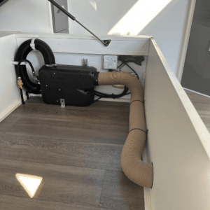 Truma Vario Gas Heater under bed installation